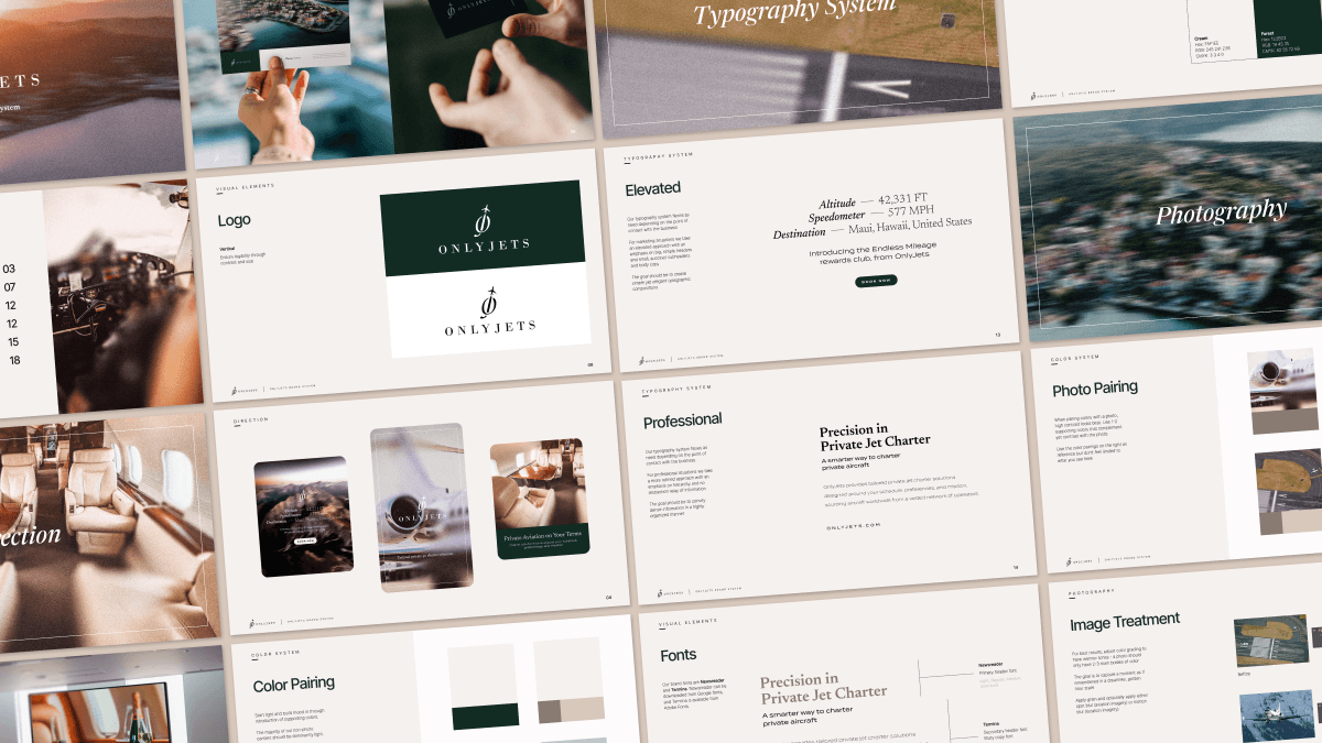 OnlyJets Brand Identity